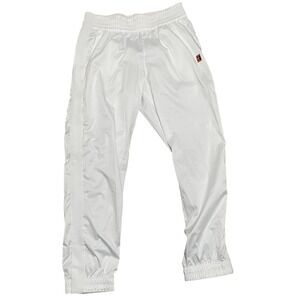 Nike Womens Large White Dri Fit Court Stadium Tennis Tear Away Jogger Track Pant